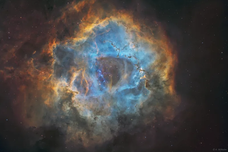 Rosette Nebula (C49) Emission Nebula
