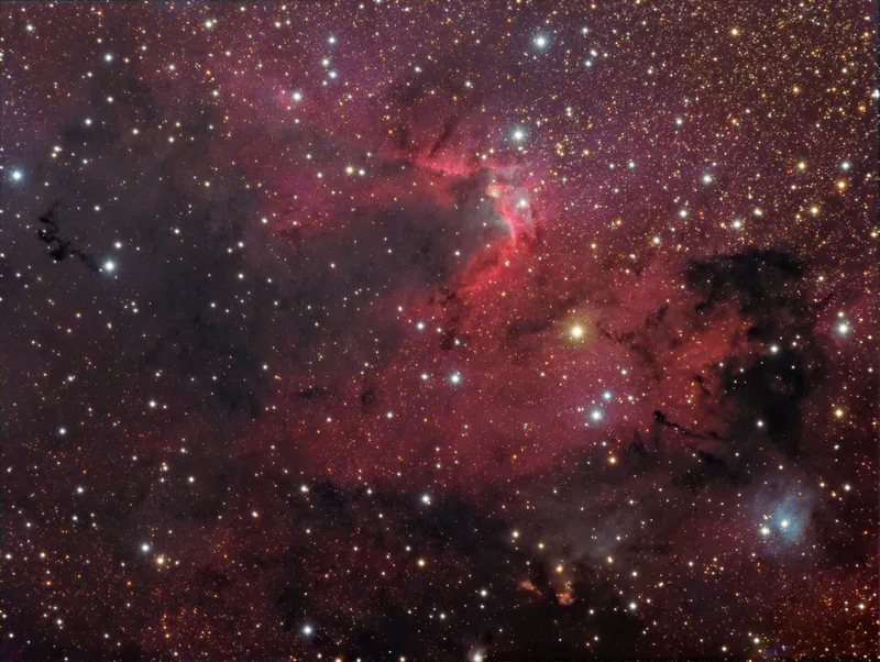 Cave Nebula (C9) Emission Nebula