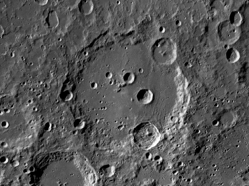 LROC photograph of Clavius