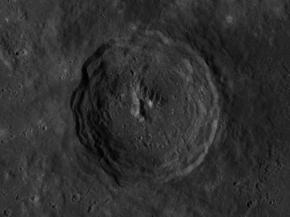 LROC photograph of Eratosthenes