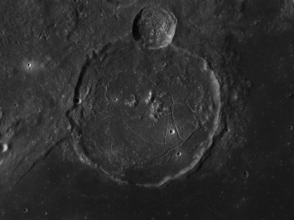 LROC photograph of Gassendi