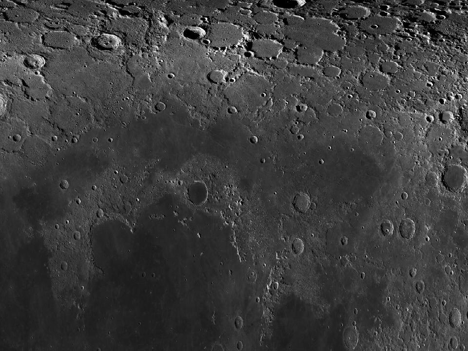 LROC photograph of Mare Frigoris