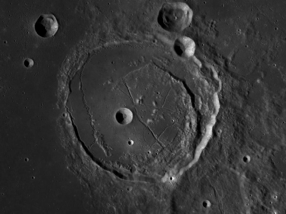 LROC photograph of Posidonius