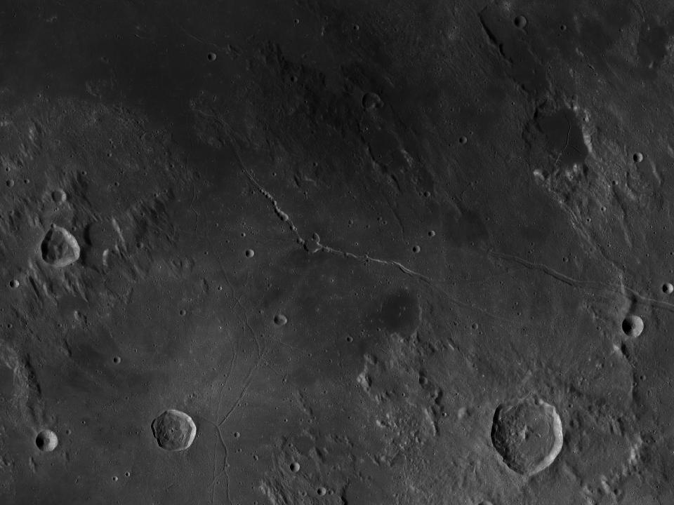 LROC photograph of Rima Hyginus