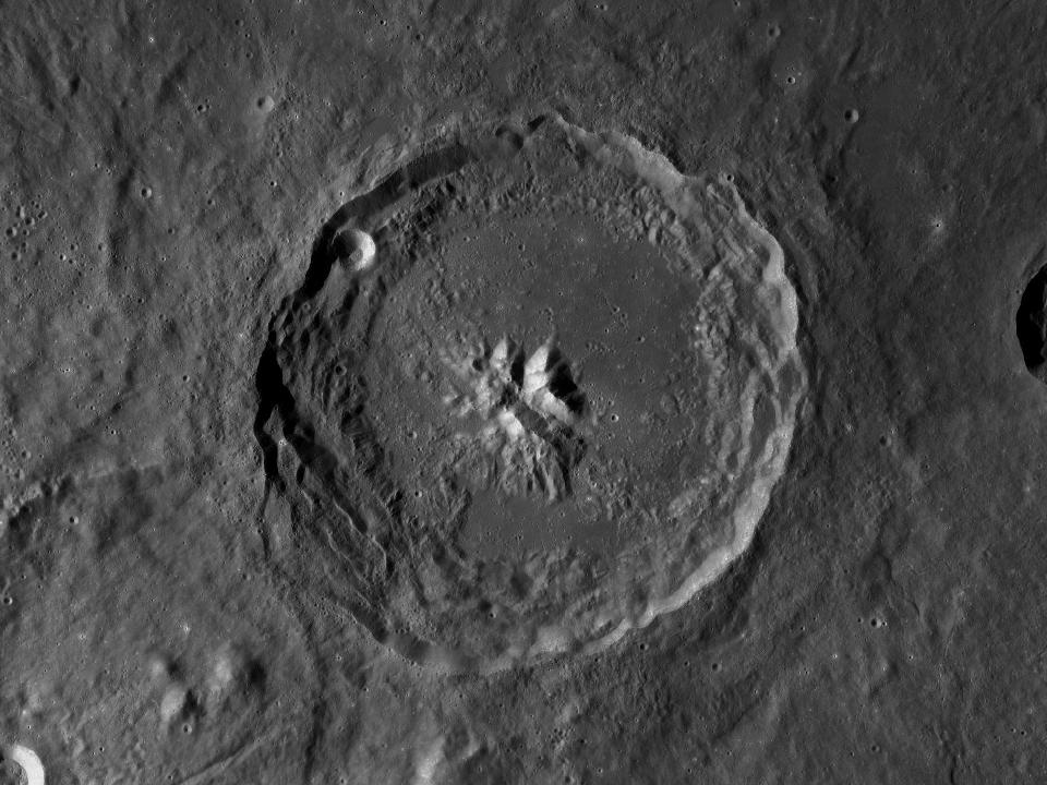 LROC photograph of Theophilus