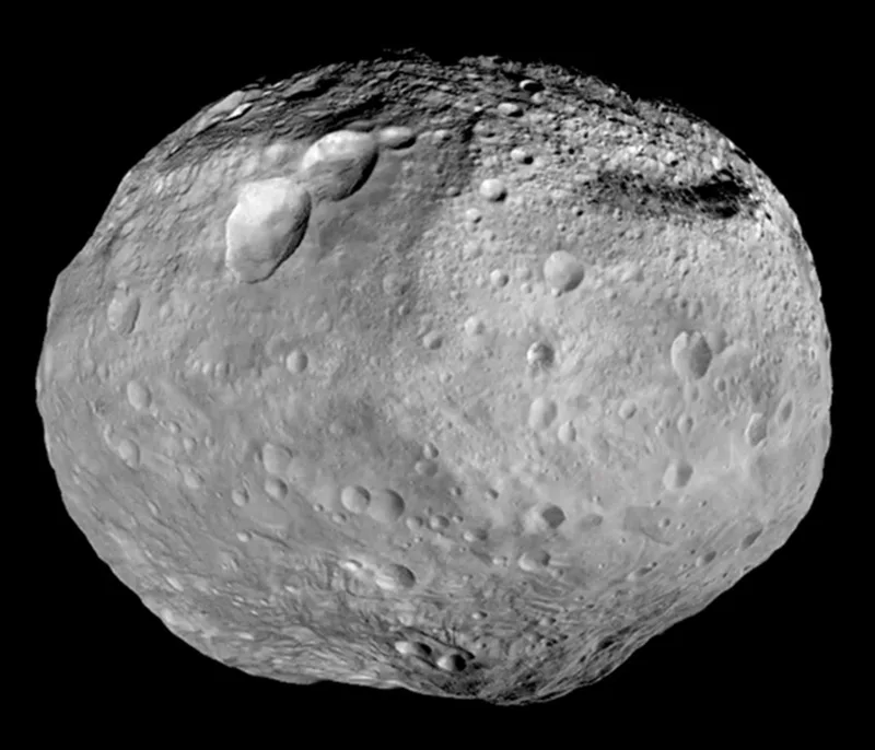 Vesta asteroid solar system object