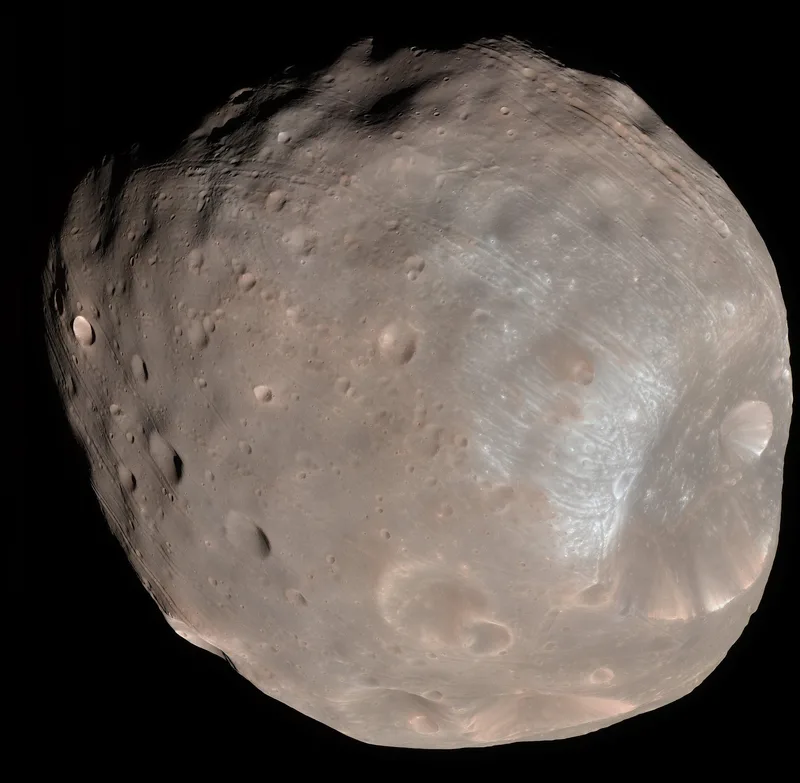 Phobos moon solar system object